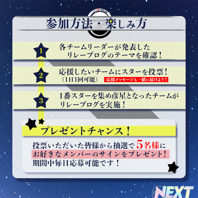 エビネク夏の特別企画 アルタイル争奪戦 | EBiDAN NEXT